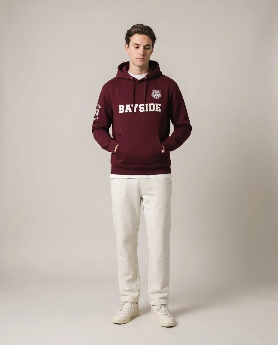 Retro Kid hoodie AI studio image