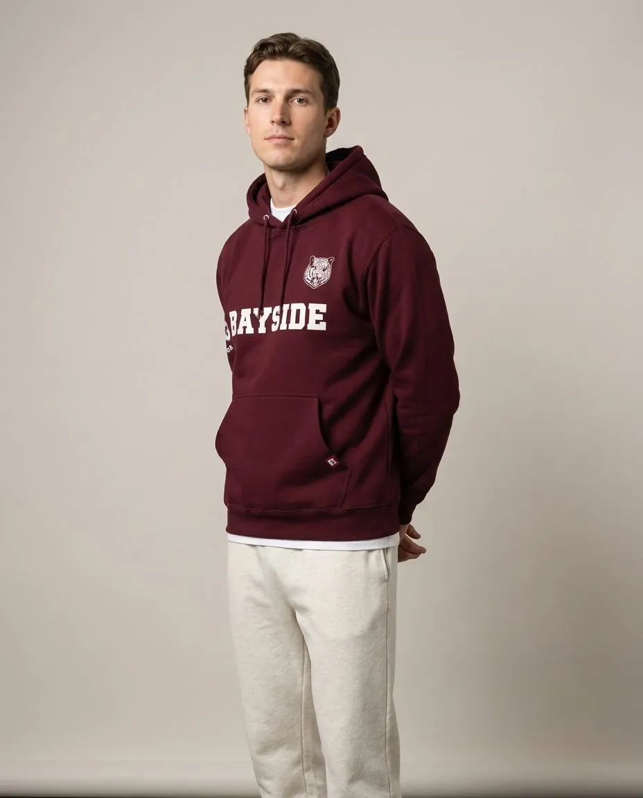 Retro Kid hoodie in an AI generated lifestyle scene