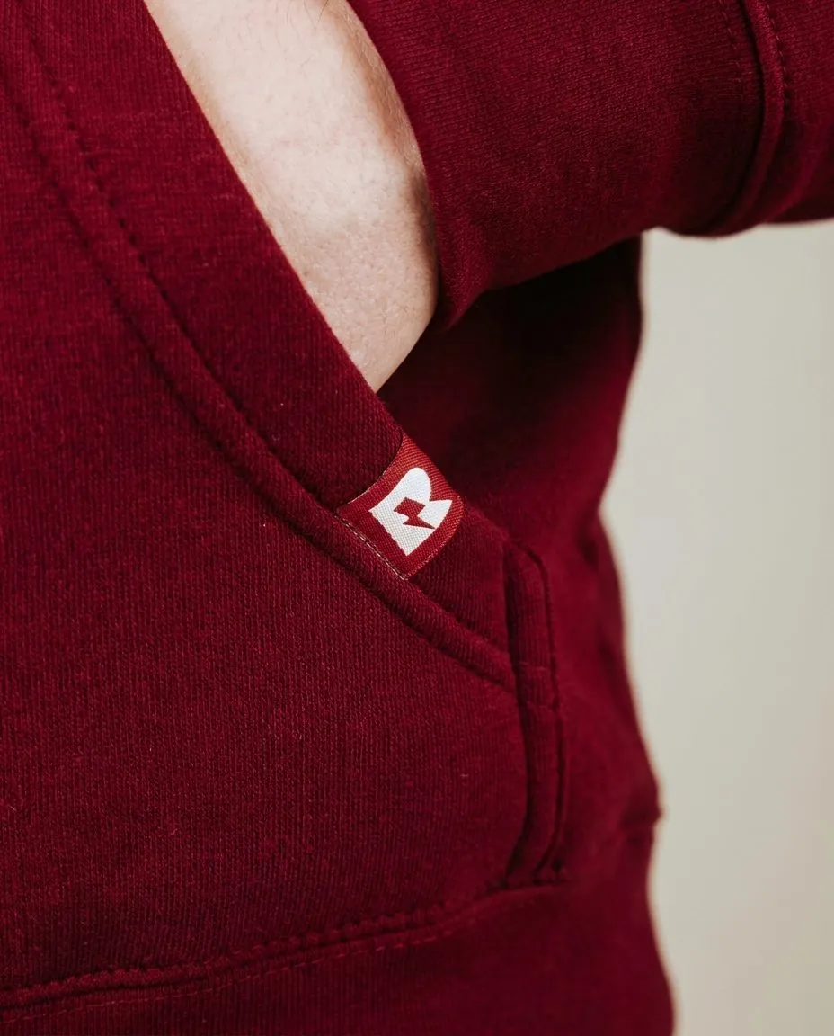 Retro Kid hoodie pocket detail, AI generated