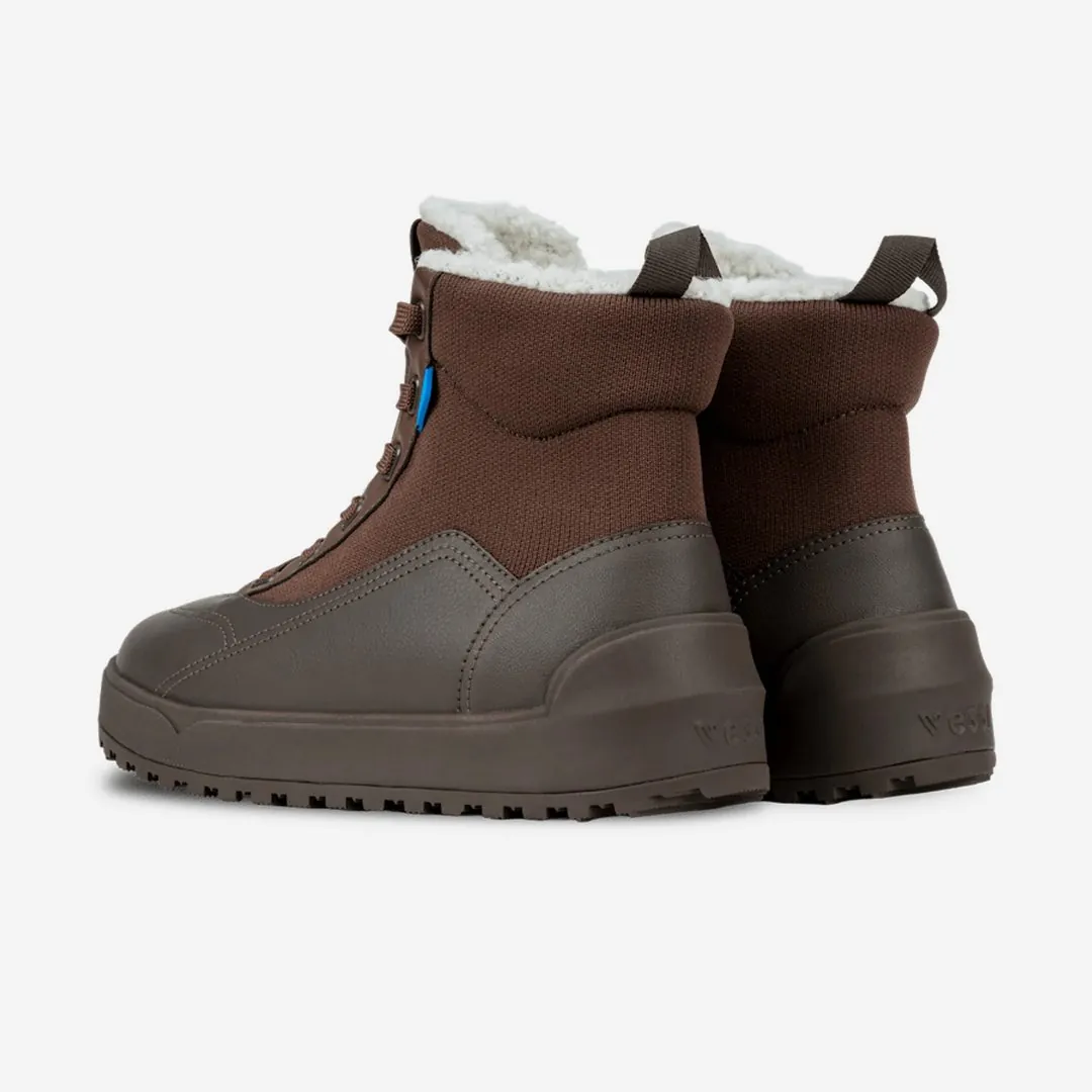 Vessi boot pair, angled flat