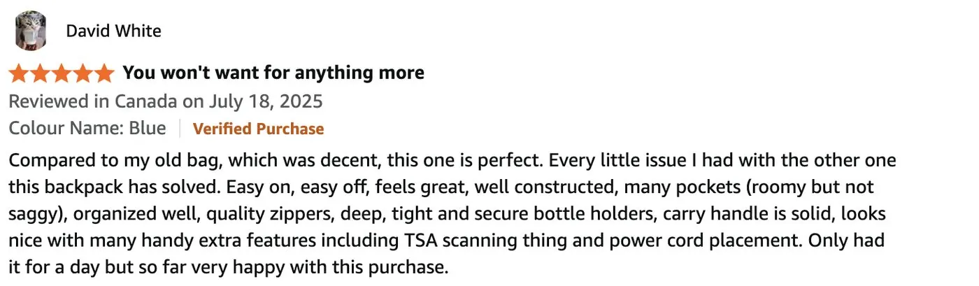 Five star review: you won’t want for anything more