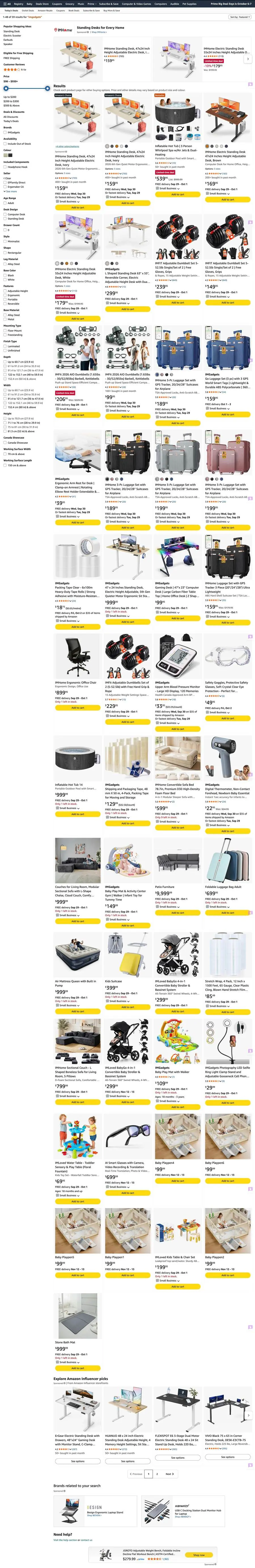 iMgadgets products in Amazon search results