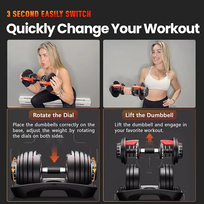 Quickly change your workout