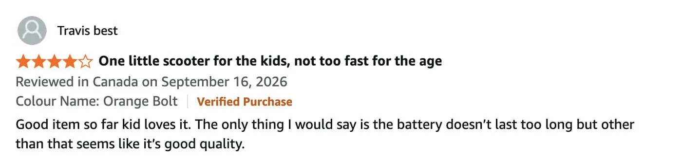 Five star review: one little scooter for the kids