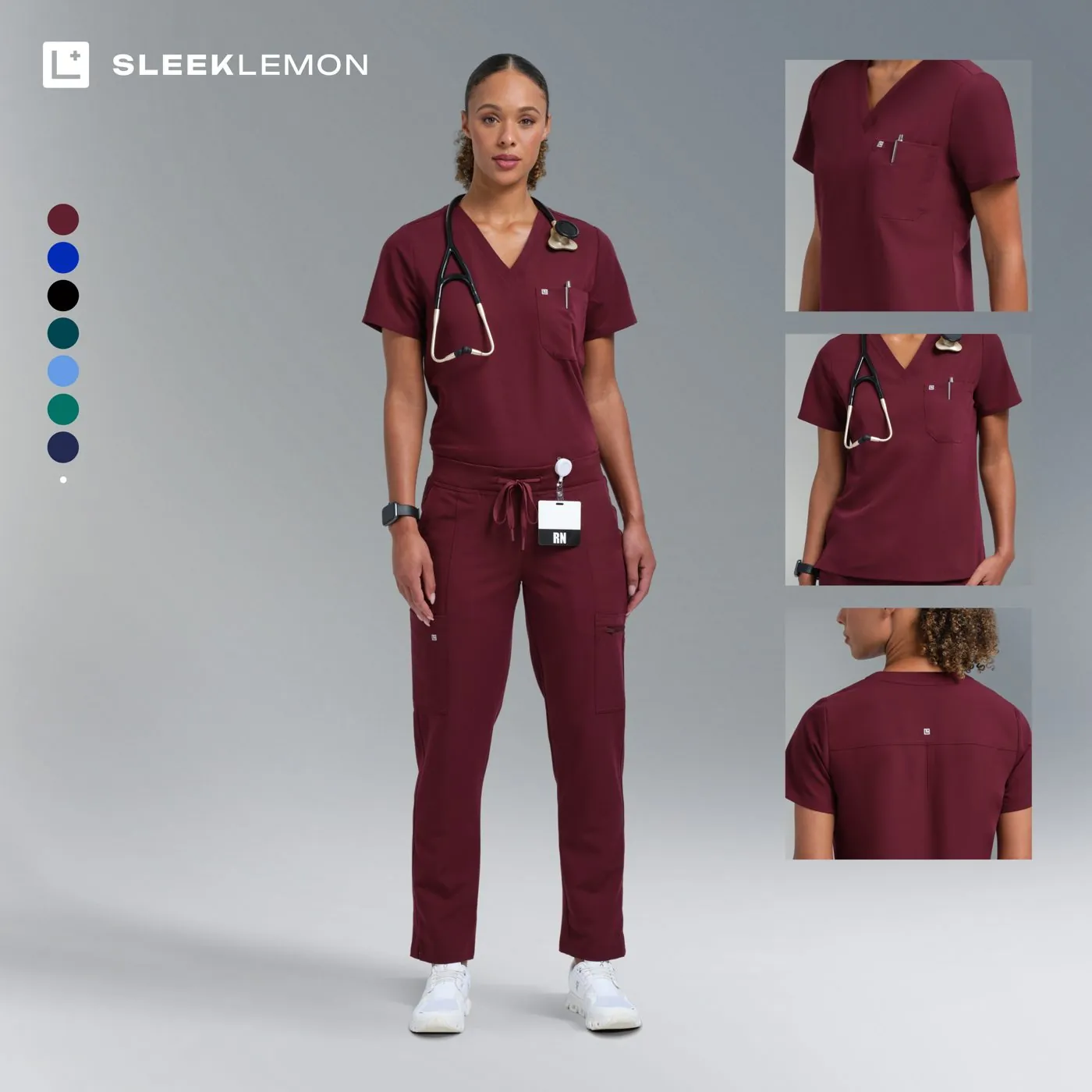 Sleeklemon ad creative, Burgundy